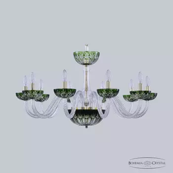 Подвесная люстра Bohemia Ivele Clear-Green 1308/10/300 G Cl/Clear-Green/H-1I