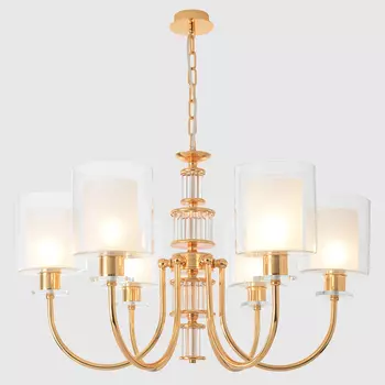 Подвесная люстра Crystal Lux ELENA ELENA SP6 GOLD