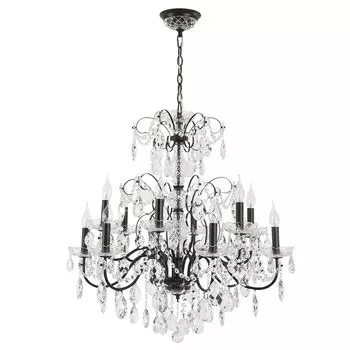 Подвесная люстра Crystal Lux ODELIS ODELIS SP12 BROWN