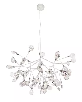 Подвесная люстра Crystallux Evita EVITA SP63 WHITE/TRANSPARENT