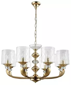 Подвесная люстра Crystallux GRACIA GRACIA SP8 GOLD