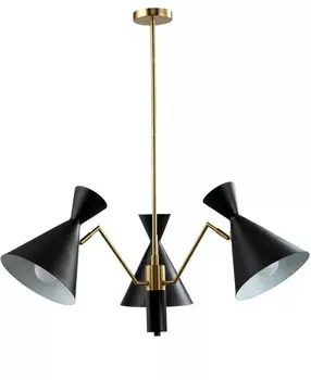 Подвесная люстра Crystallux JOVEN JOVEN SP3 GOLD/BLACK