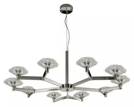 Подвесная люстра Crystallux REBECA REBECA SP10 NICKEL
