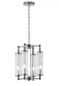 Подвесная люстра Crystallux TOMAS TOMAS SP4 CHROME