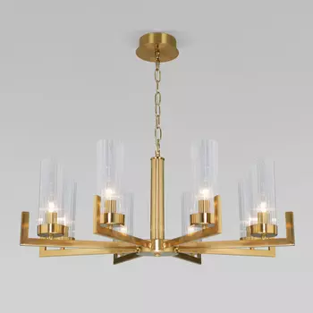 Подвесная люстра Eurosvet со стеклянными плафонами Arganie a057759