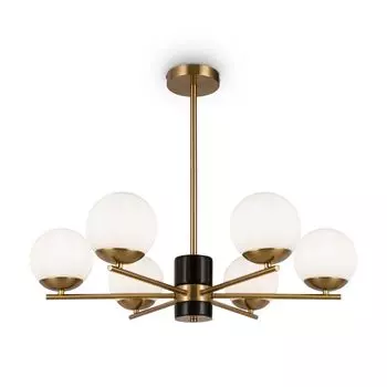 Подвесная люстра Freya на штанге Marble FR5230PL-06BS