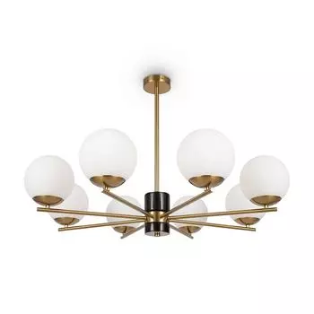 Подвесная люстра Freya на штанге Marble FR5230PL-08BS