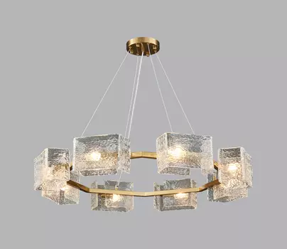 Подвесная люстра iLamp Dallas 2078-D890 BR