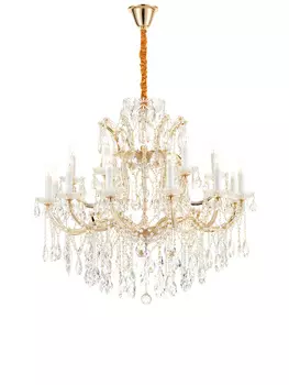 Подвесная люстра iLamp Diamond 6071-18 GD+CL