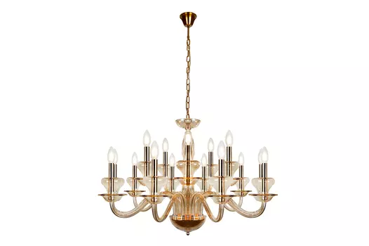 Подвесная люстра ILamp Mercury P9448-10+5 Gold