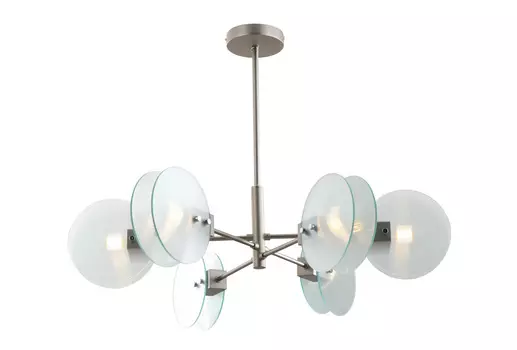 Подвесная люстра iLamp Panorama 15598-6 SN+CL