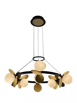 Подвесная люстра iLedex C4641-9 MBK+SGD