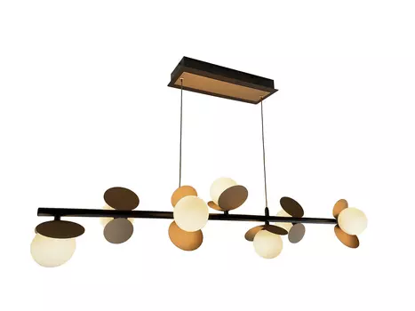 Подвесная люстра iLedex Savage C4644-7 MBK+SGD