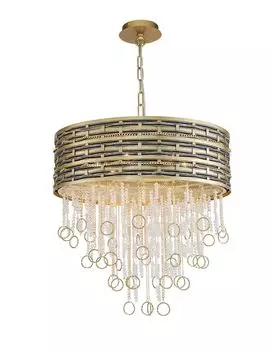 Подвесная люстра Lucia Tucci PERSO PERSO 4931.6 gold&black