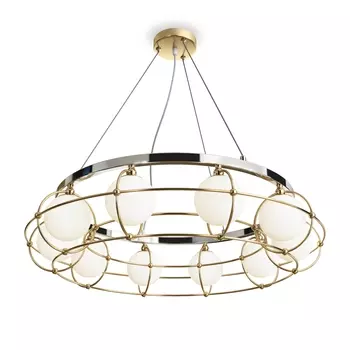 Подвесная люстра Maytoni Carcass MOD312PL-10GCH