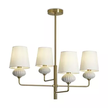 Подвесная люстра на штанге Freya Ceramics FR2029PL-04BS