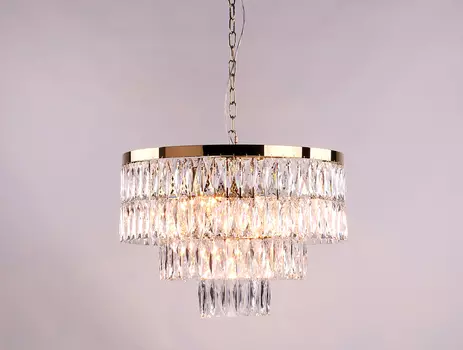 Подвесная люстра NewPort 10125+5/C gold