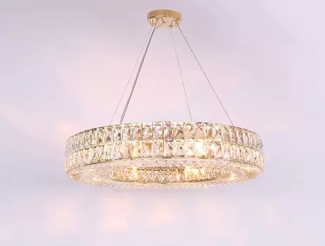 Подвесная люстра NewPort 10125+8/S gold