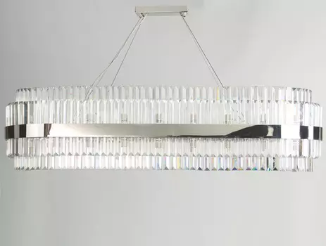 Подвесная люстра NewPort 10242/120 oval nickel