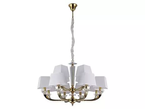 Подвесная люстра NewPort 11408+4/C gold