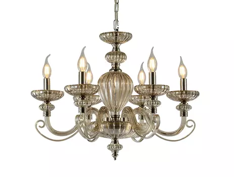 Подвесная люстра NewPort 12806/C cognac