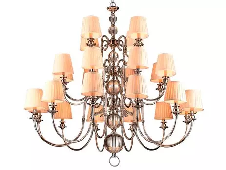 Подвесная люстра NewPort 31010+12/C без абажуров