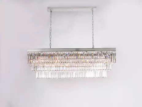 Подвесная люстра NewPort 31116/S nickel