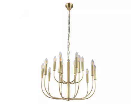 Подвесная люстра NewPort 34910+6/C brass