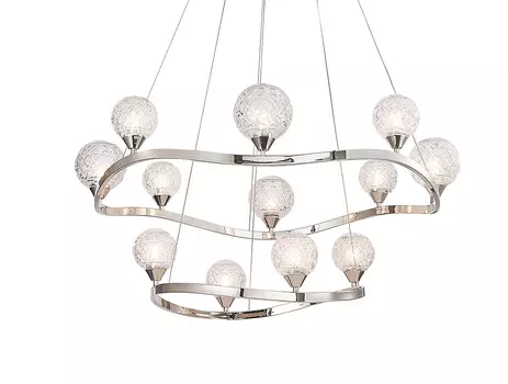 Подвесная люстра NewPort 3812/S nickel