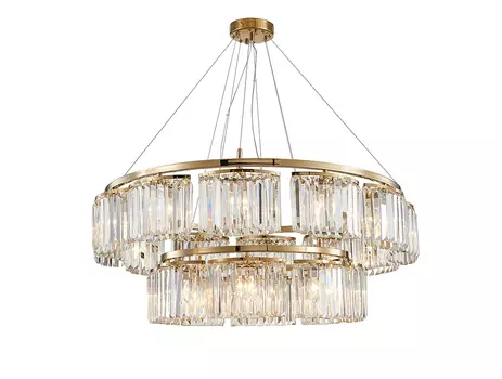 Подвесная люстра NewPort 4358+12/S gold