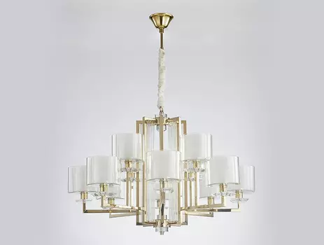 Подвесная люстра NewPort 4408+4/C gold