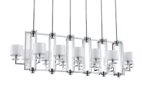 Подвесная люстра NewPort 4408+6/S сhrome