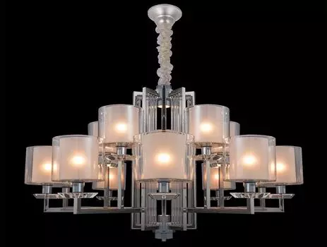 Подвесная люстра NewPort 4410+5/C chrome