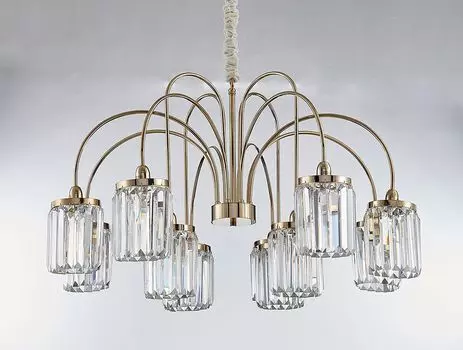 Подвесная люстра NewPort 4506+3/C gold