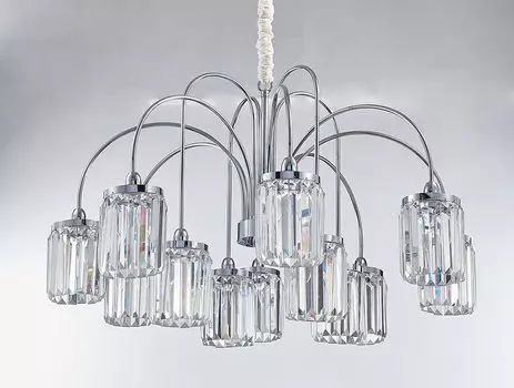 Подвесная люстра NewPort 4508+4/C chrome