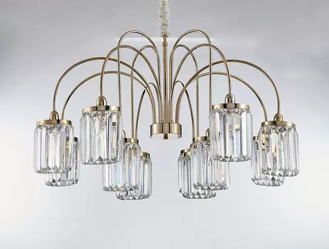 Подвесная люстра NewPort 4508+4/C gold