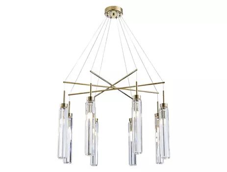 Подвесная люстра NewPort 4524+4/S gold