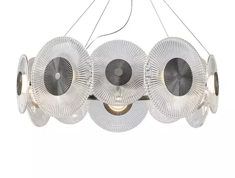 Подвесная люстра Newport 4548+2/S black glossy