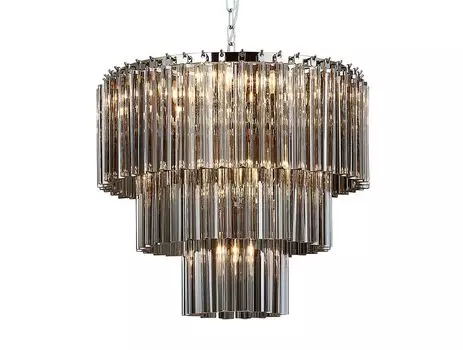 Подвесная люстра NewPort 8708+17/C fume