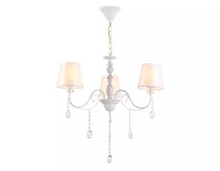 Подвесная люстра с абажуром и хрусталем Ambrella Light Modern TRADITIONAL TR4601