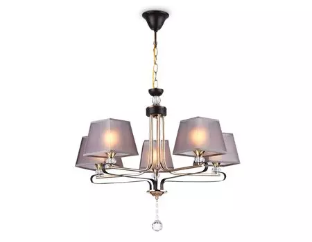 Подвесная люстра с абажуром и хрусталем Ambrella Light Modern TRADITIONAL TR4616