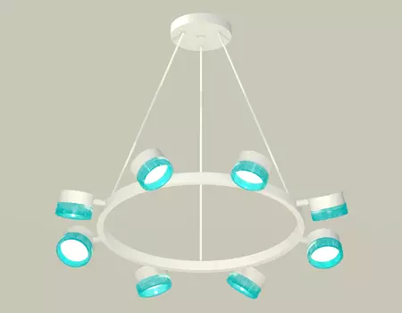 Подвесная люстра Ambrella light с композитным хрусталем Traditional DIY XB9195251