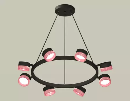 Подвесная люстра Ambrella light с композитным хрусталем Traditional DIY XB9198251