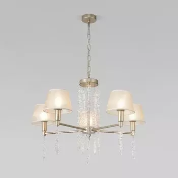 Подвесная люстра с тканевыми абажурами Eurosvet Charuel a064944