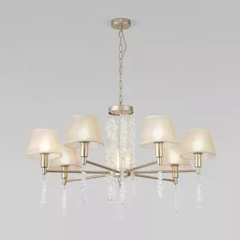 Подвесная люстра с тканевыми абажурами Eurosvet Charuel a064945