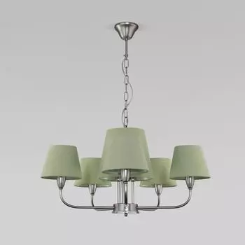 Подвесная люстра с тканевыми абажурами Eurosvet Milos a064991