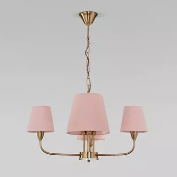 Подвесная люстра с тканевыми абажурами Eurosvet Milos a064995
