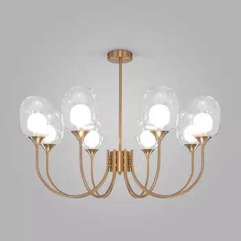 Подвесная люстра со стеклянными плафонами Eurosvet Spritz a064748