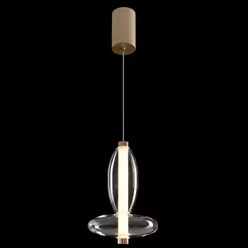 Подвесной светильник Crystal Lux QUASAR SP7W LED TRANSPARENT