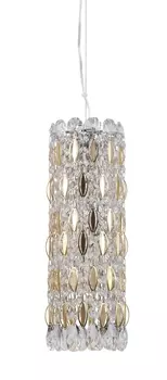 Подвесной светильник Crystallux LIRICA LIRICA SP3 CHROME/GOLD-TRANSPARENT
